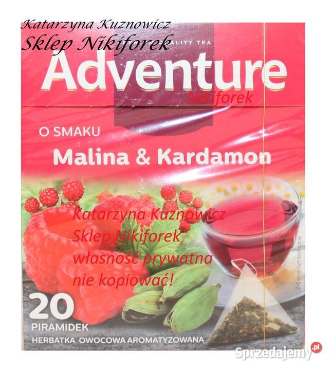 Herbata adventure owocowa malina kardamon Stare Miasto