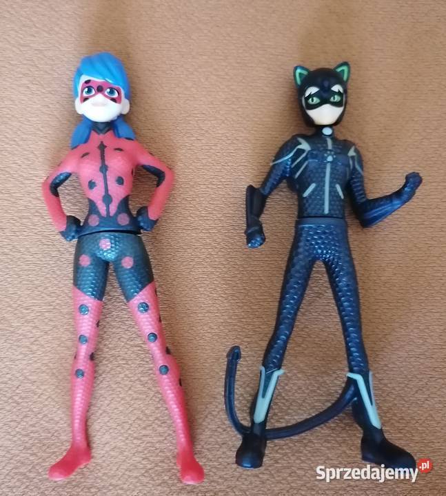 Figurki z bajki Biedronka i CatwomanDwie zabawki Łódź