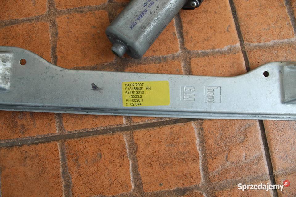 MECHANIZM PODNOŚNIK SZYBY PRAWY PRZÓD OPEL CORSA osobowe