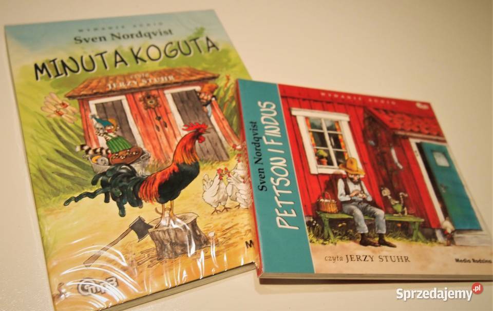 Pettson Findus Minuta Koguta bajki dzieci Audiobooki i e-booki Częstochowa sprzedam