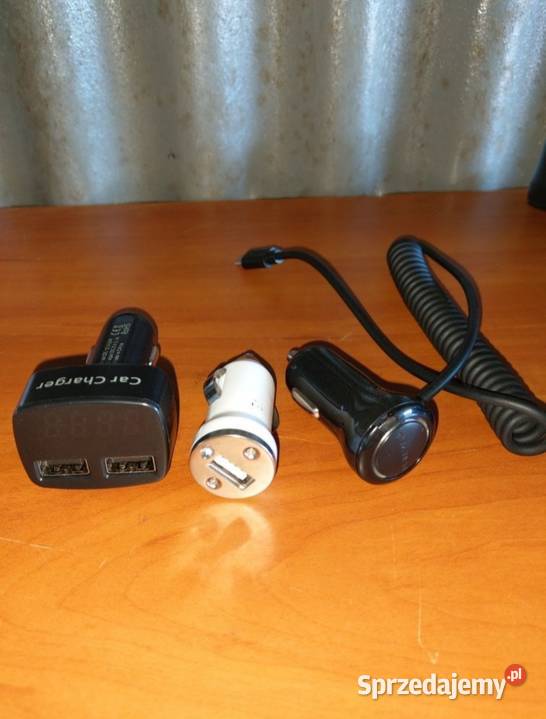 Ładowarki samochodowe Micro USB zestaw sprzedam