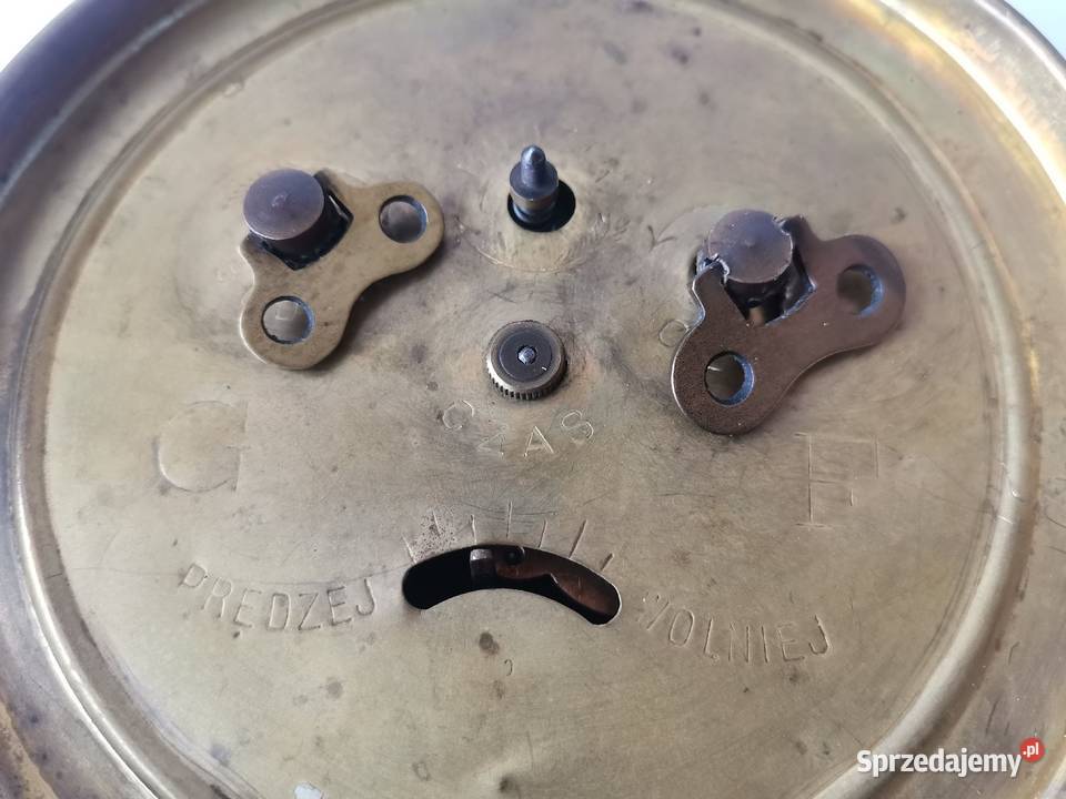 Stary przedwojenny Polski zegar budzik GF sprzedam