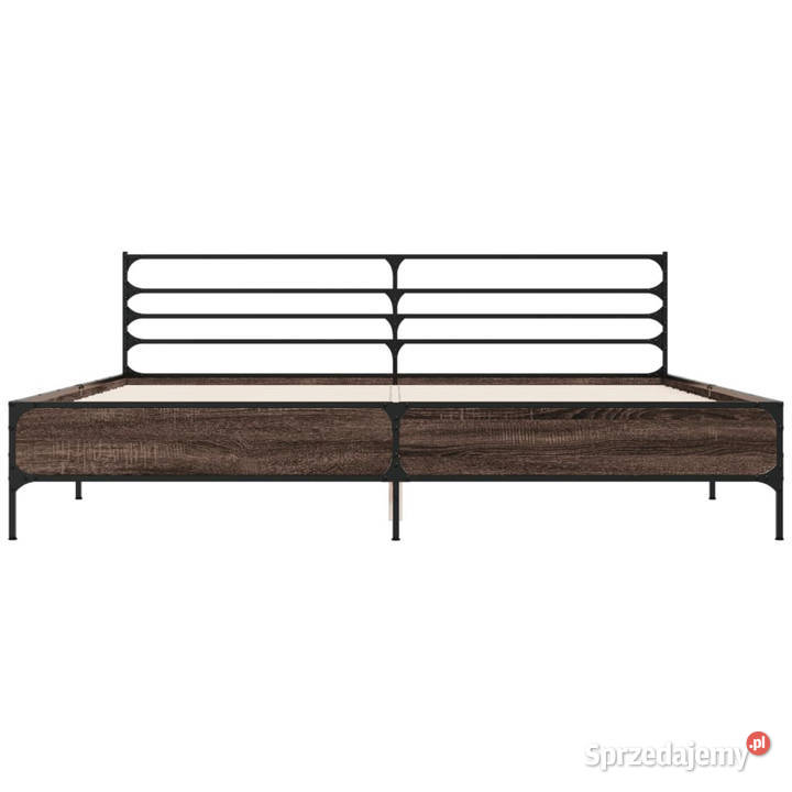 Rama łóżka brązowy dąb materiał drewnopochodny 74cm mazowieckie sprzedam