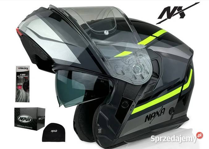KASK MOTOCYKLOWY SZCZĘKOWY NAXA FO7EROZMIAR L sprzedam