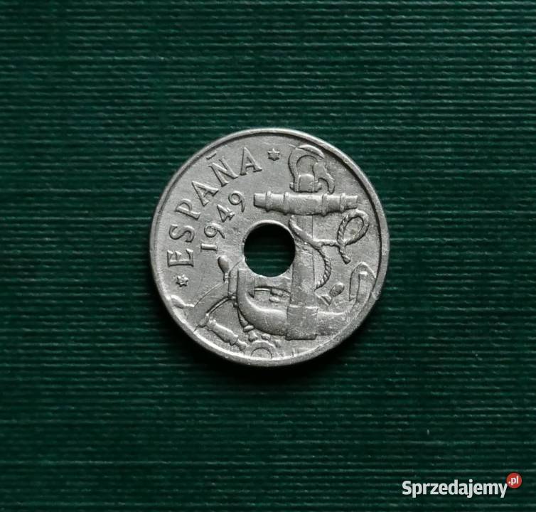 HISZPANIA 50 centymów 1949r Gliwice