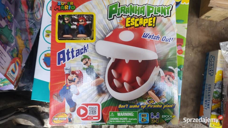 Super Mario Gra Ucieczka przed Piranią Książ Wielkopolski