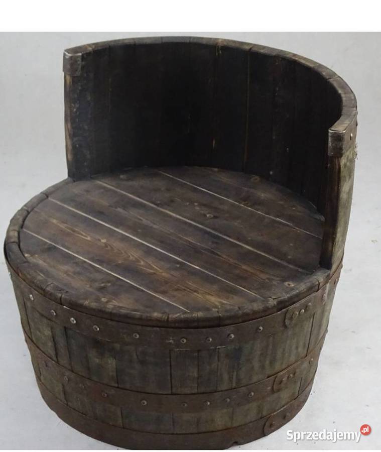 Szpula drewniana twarde drewno stolik kawowy 70 Chojnice