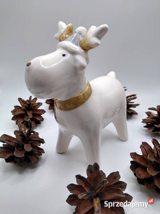 Renifer Reniferek Ceramika Christmas Gdańsk