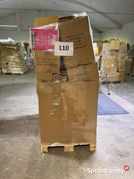 Palety mix A nowe nadwyżki magazynowe ze znanej Tomaszów Mazowiecki sprzedam