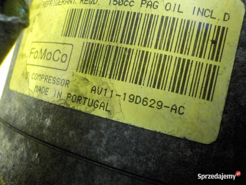 FIESTA MK7 B 15 TDCI 15r 75 sprezarka osobowe