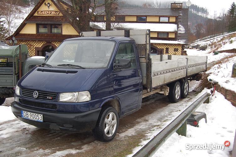 VW T4, Długi, Laweta, 3 Osie Kat. B - Sprzedajemy.pl