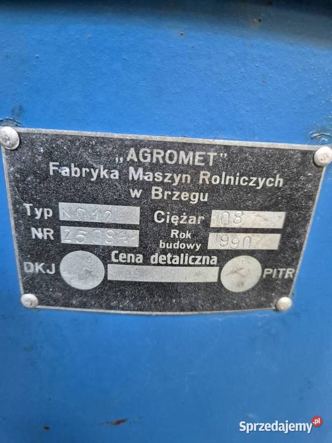 Rozsiewacz nawozu lejek Agromet Olkusz