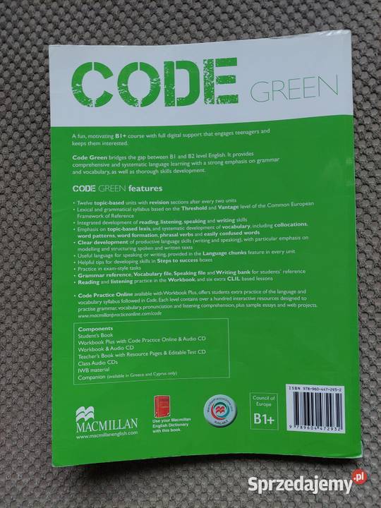 CODE GREEN BI Students Book małopolskie Kraków
