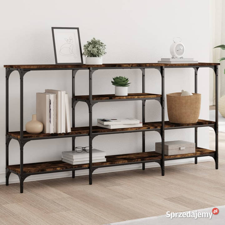 Stolik konsolowy przydymiony dąb 160x29x80 Stoły Warszawa