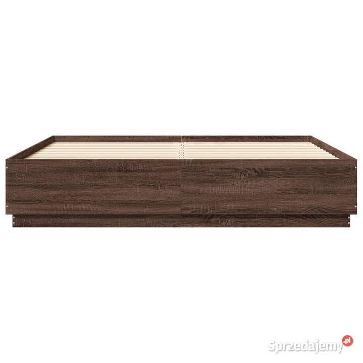 Rama łóżka z LED brązowy dąb 200x200 WM3209589 sprzedam