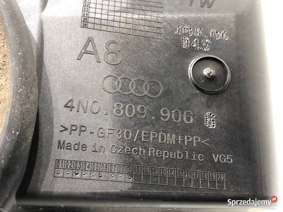 KLAPKA WLEWU PALIWA AUDI A8 D5 4N0809906G osobowe