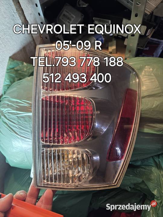 LAMPA TYLNA CHEVROLET EQUINOX 0509 R Lampy tylne Kawnice