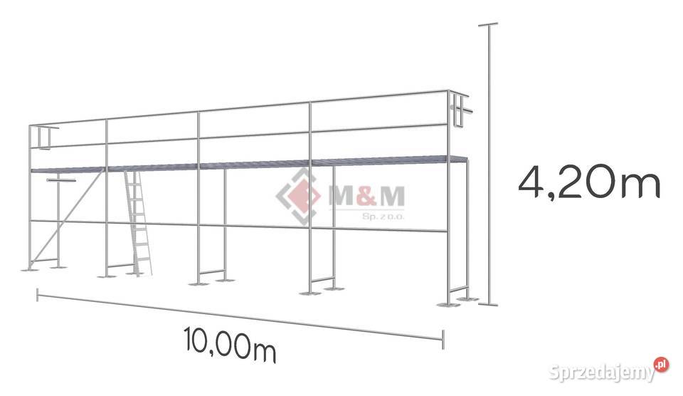 Rusztowanie elewacyjne 10x42m zestaw rusztowania Stare Siołkowice