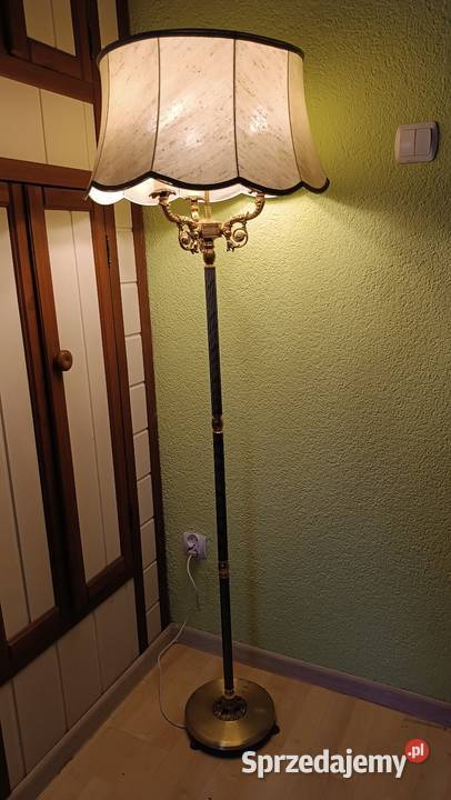Lampa podłogowa mosiężna Goleniów