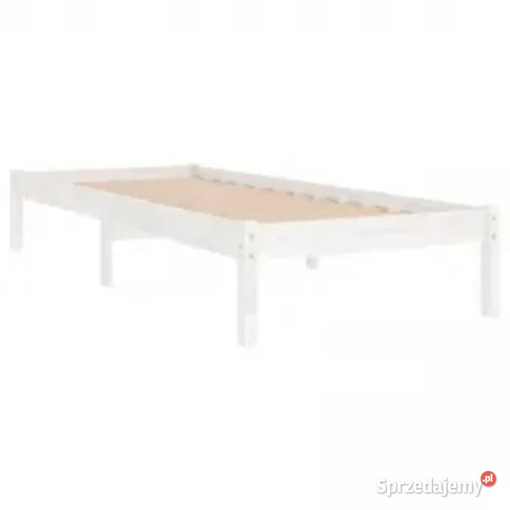 Rama łóżka biała lite drewno 90x200 WM3105651 95cm Warszawa