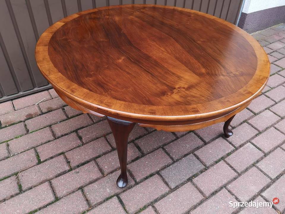 Stolik Ława Kawowy Orzech Ludwik Stary Renowacji Swarzędz