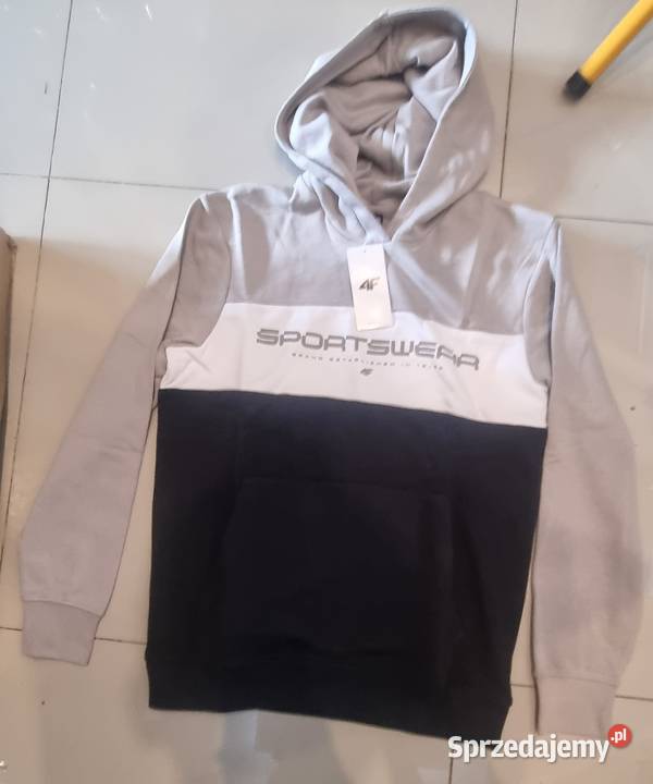 Nowa Bluza dresowa 4F z kapturem męska Rozmiar XXL dolnośląskie Legnica