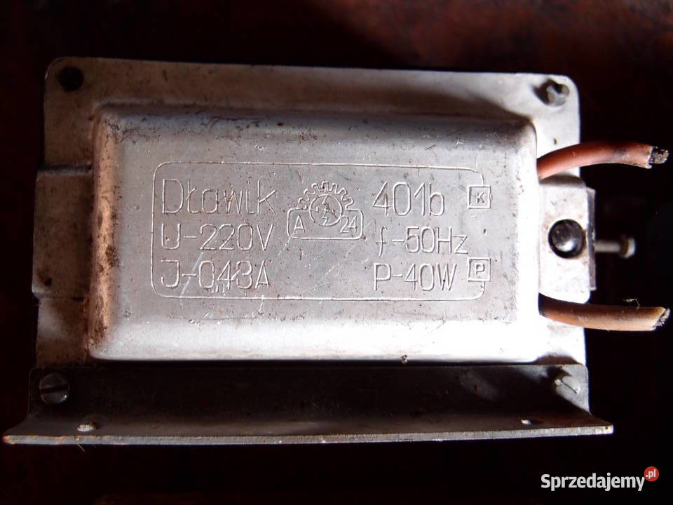 Stare stateczniki dławiki Produkcja PRL lata