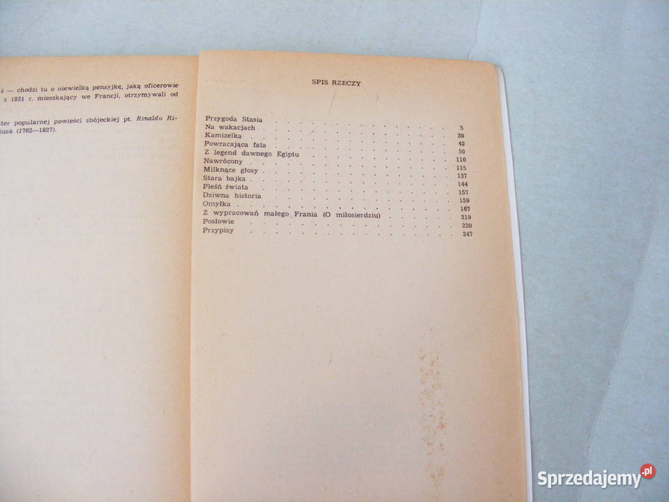 Prus Faraon Część I III Nowele wybrane Placówka twarda Oborniki Śląskie