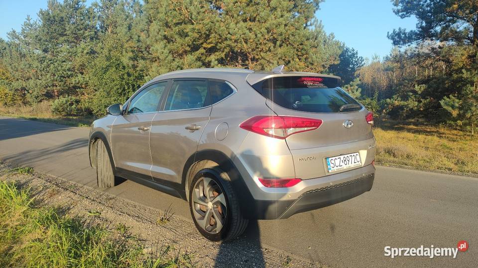 Hyundai Tucson blue 17 CRDi 2WD DCT Premium klimatyzacja łódzkie Wólka Prusicka