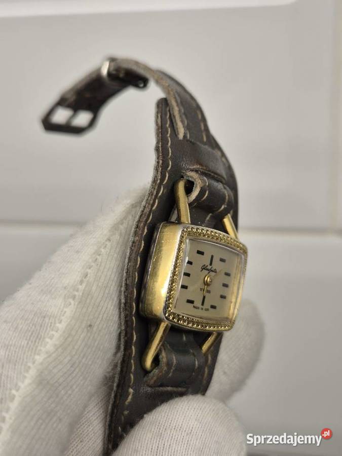 Vintage zegarek damski Glashutte Chorzów