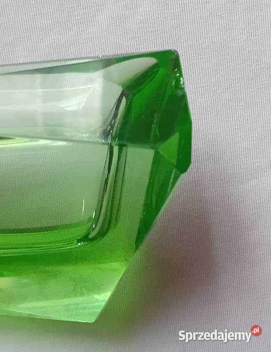 Fasetkowana polielniczka art deco Moser Porcelana i szkło Koźminek
