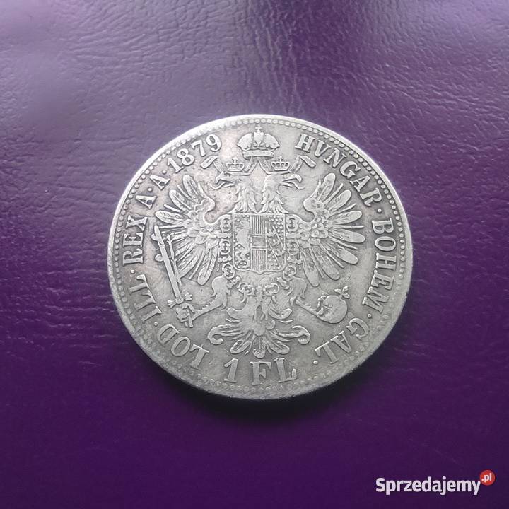 Moneta 1 FLOREN 1879 AUSTRIA Srebro Poszukiwana Pruszków