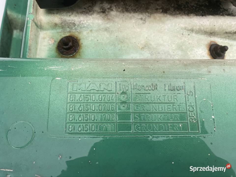 Man TGA Stopień kabiny prawy 81615100712 ciężarowe lubuskie Gorzów Wielkopolski