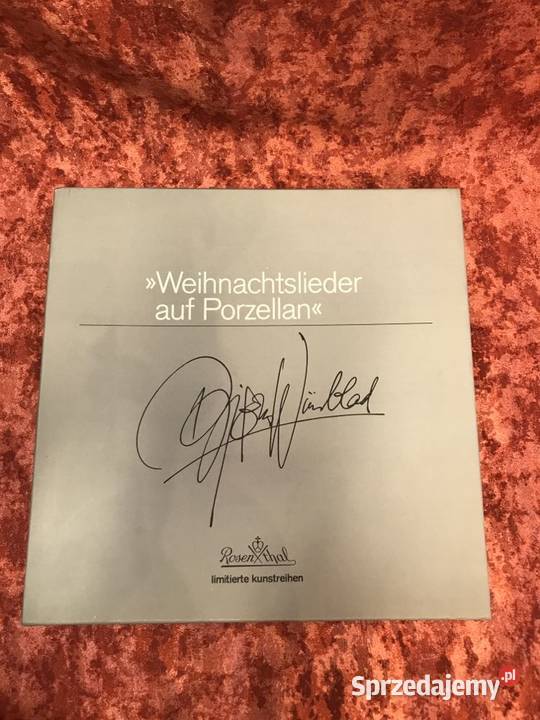 Talerz Rosenthal Bjrn Wiinblad Kolędy na Dekoracje i ozdoby