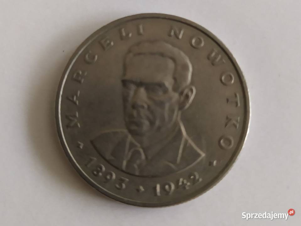 Moneta 20 zł b. z. PRL rok 1976  M. Nowotko
