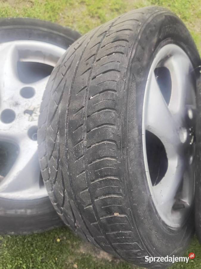 Sprzedam felgi aluminiowe z oponami letnimi 15 Łękińsko