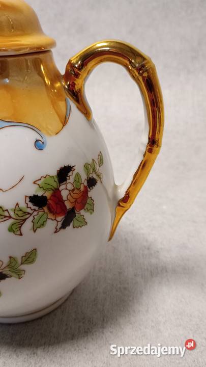 Kutani Dzbanek Cieniutka porcelana Japonia