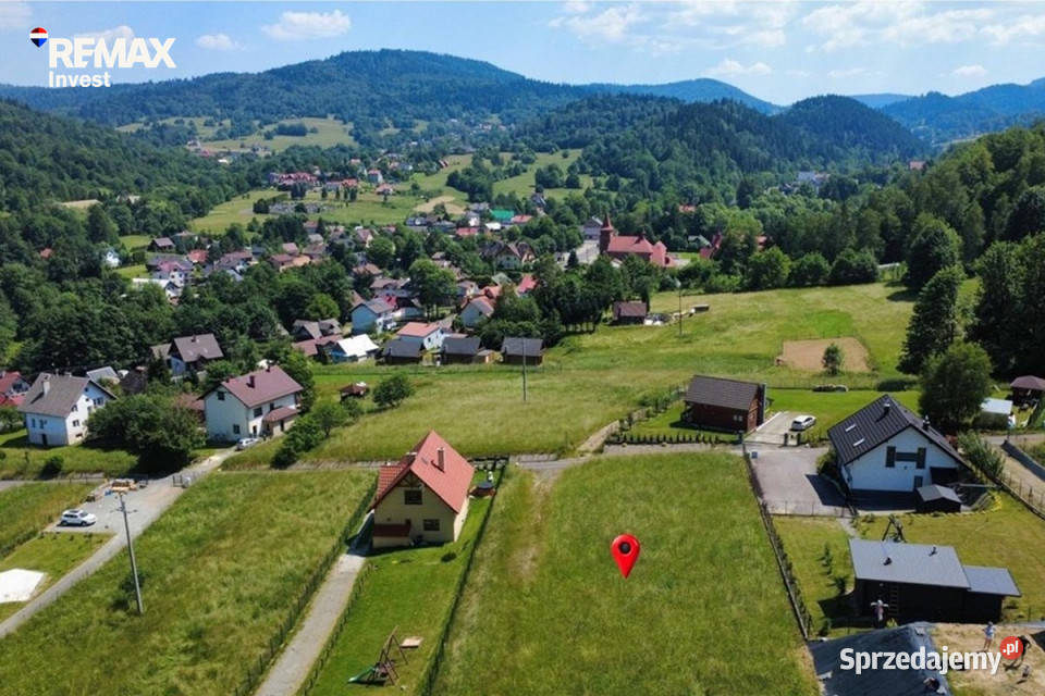 Działka 2262 m z widokiem na góry budowlana Krzyżowa