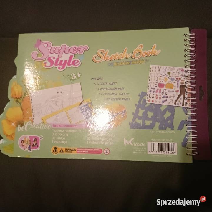 Malowanka kreatywna super style Sketch Books 3 lata+ Plastyczne Strzyżów
