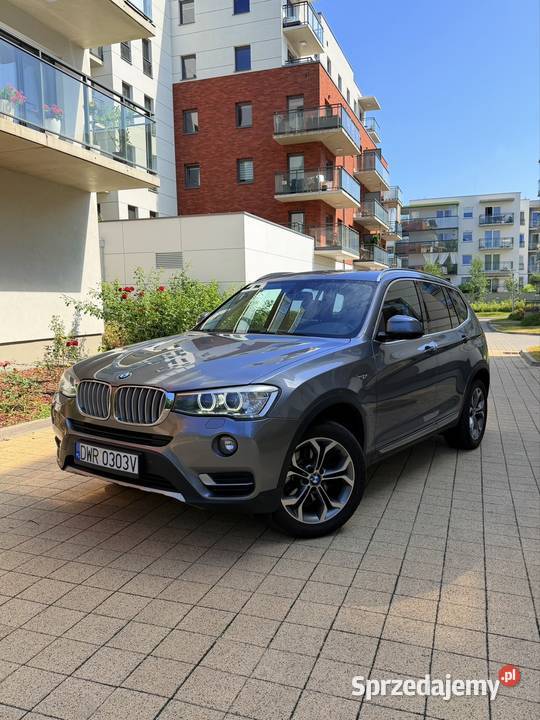 BMW X3 F25 20D B48 Automat 2016 r CD Wrocław