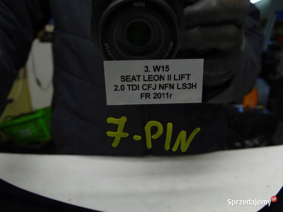 LUSTERKO LEWE LEWY PRZÓD SEAT LEON II LIFT 7 PIN