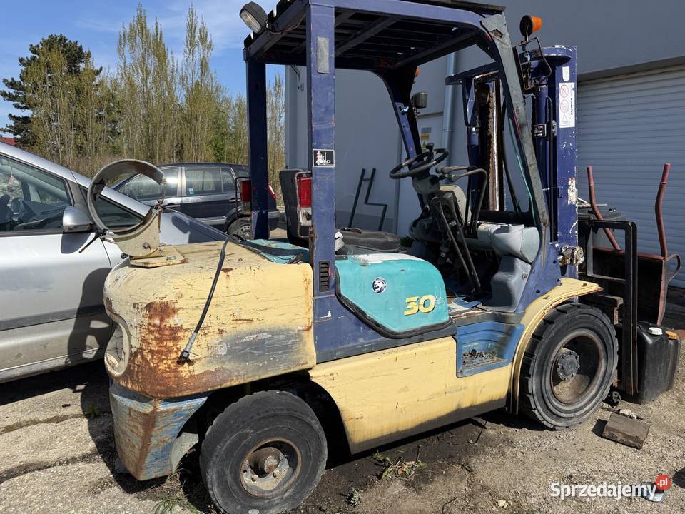 Wózek widłowy Komatsu FG 30 Gaz gaz Niemodlin