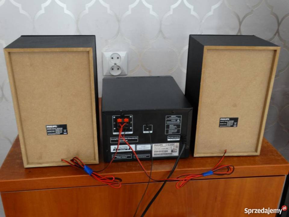 Wieża Philips z kol USB mp3 BT sprawna WYSYŁKA Wieże i miniwieże