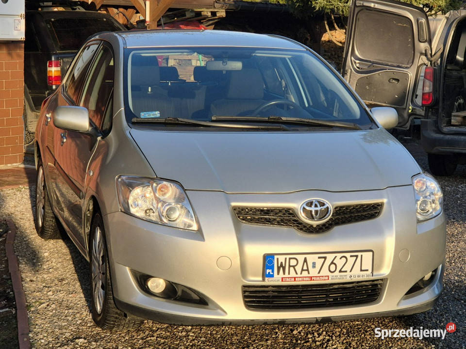 Toyota Auris 2007r 16B 124 Piękny 7 lat W isofix Radom