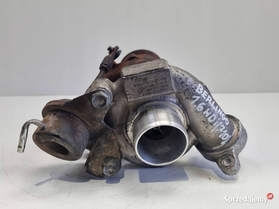 TURBOSPRĘŻARKA Citroen Berlingo 16 HDI turbo osobowe