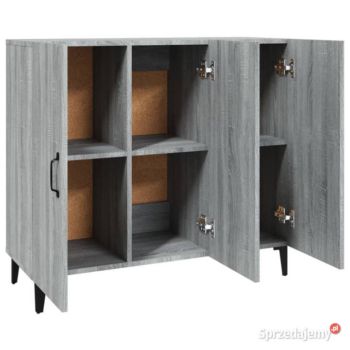 Szafka szary dąb sonoma 90x34x80 materiał Pozostałe mazowieckie Warszawa