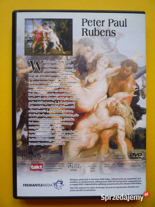 Peter Paul Rubens NOWY Film DVD Wielka Kolekcja Szczecin