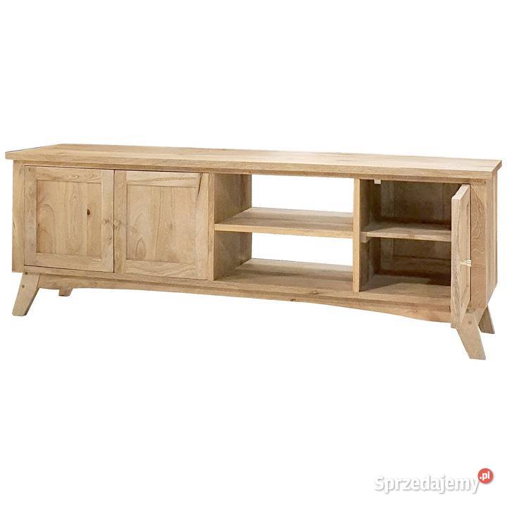 Szafka RTV drewniana BONN 180 z szafkami i półką Lublin