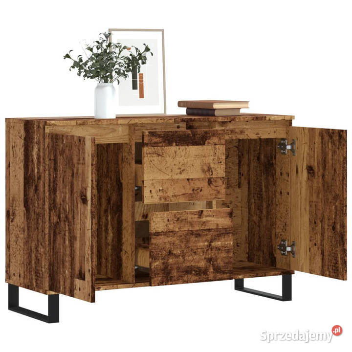Szafka stare drewno 104x35x70 materiał Warszawa