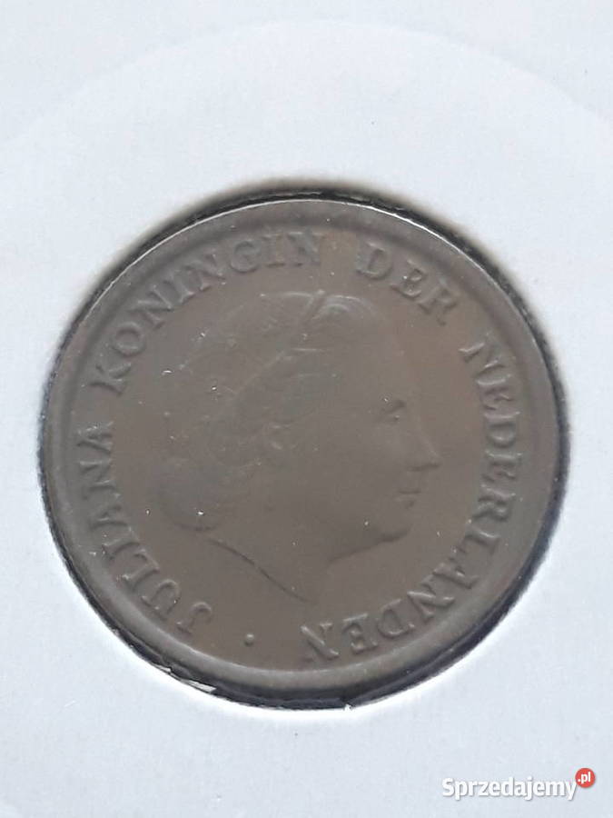 1Cent Holandia 1954 r Juliana Rzadkość około